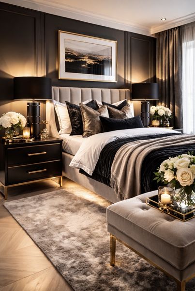 Birmingham bordlampe  black