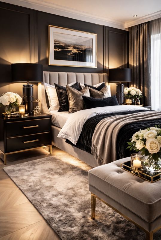 Birmingham bordlampe  black