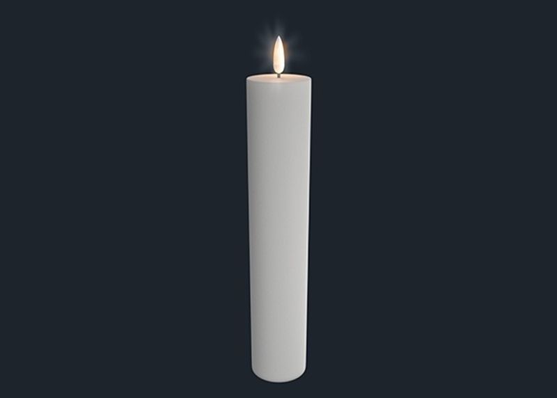 Uyuni LED-smalt kubbelys Ø:5cm H:25cm
