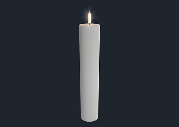 Uyuni LED-smalt kubbelys Ø:6cm H:25cm