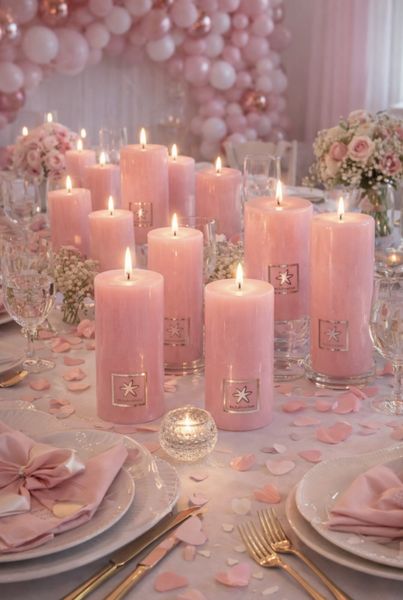 Kubbelys rosa  Ø7 x H15