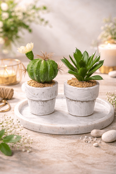 Kaktuser sett a 2 stk små  