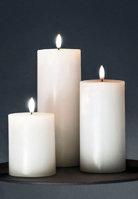 Uyuni LED-kubbelys 8x20cm, nordic white