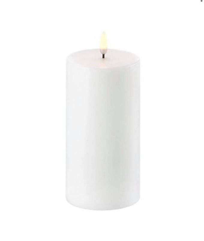 Uyuni LED-kubbelys 8x18cm, nordic white