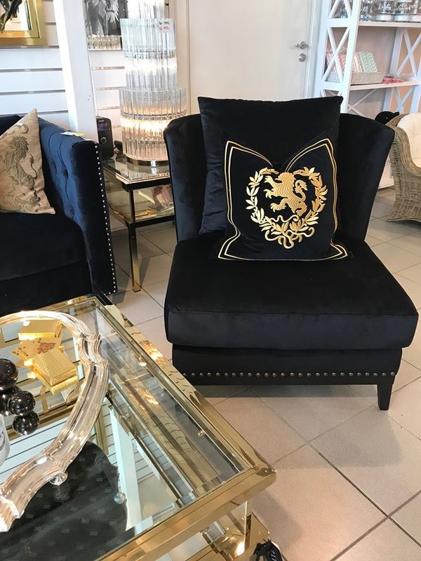 Lion velour pute