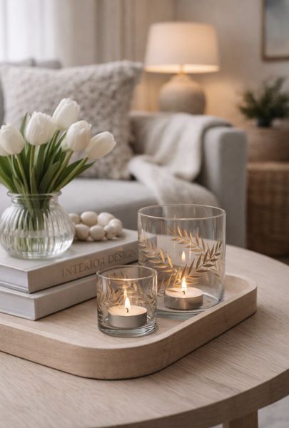 Glass votive H:8,5cm Small