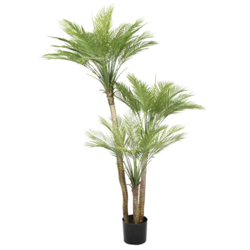 Slim Palm Triple Trunk Outdoor UV Protected 180CM