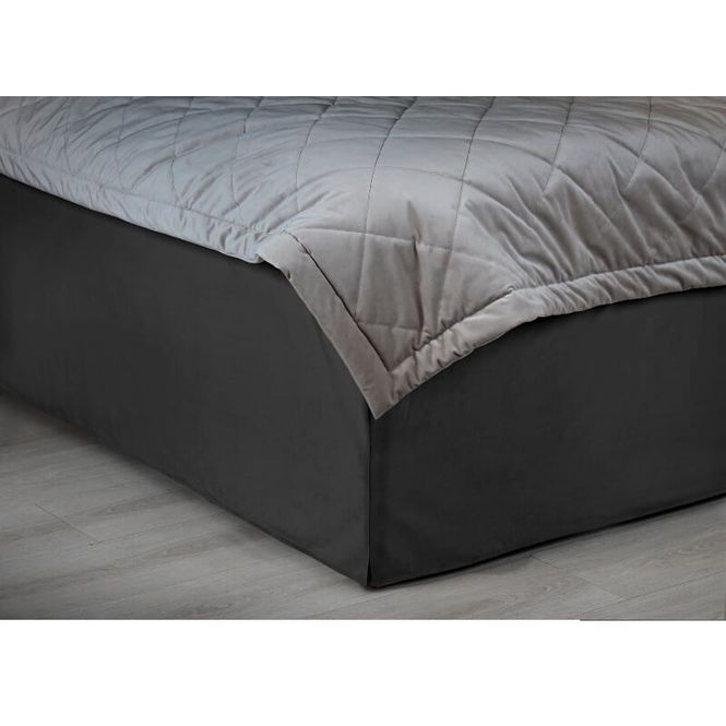 Hovedbilde Sengekappe 150x200 velour black