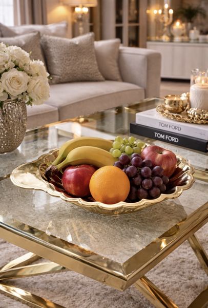 TRAY BELLEVILLE Brass