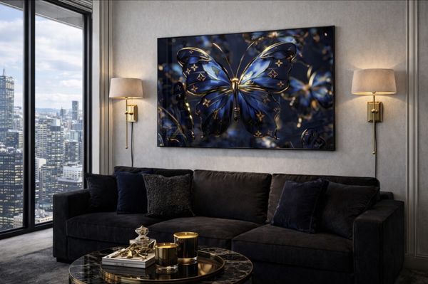 Blue Butterfly 160x110cm