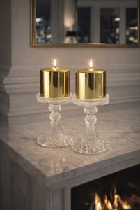 Hovedbilde Gull metallic kubbelys 