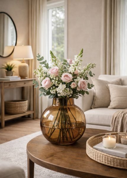 Bubble vase Brun Medium