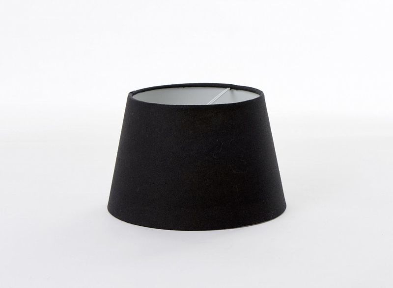 Svart velur skjerm Ø: 20cm