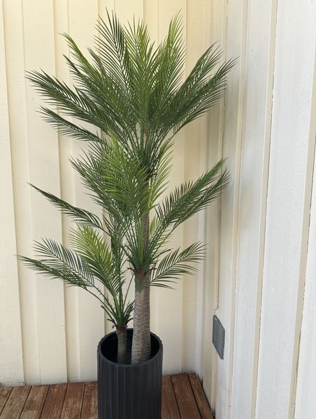 Slim Palm Triple Trunk Outdoor UV Protected 180CM